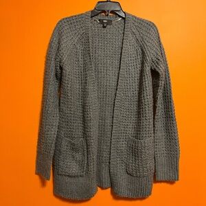 Mossimo waffle knit long cardigan in small